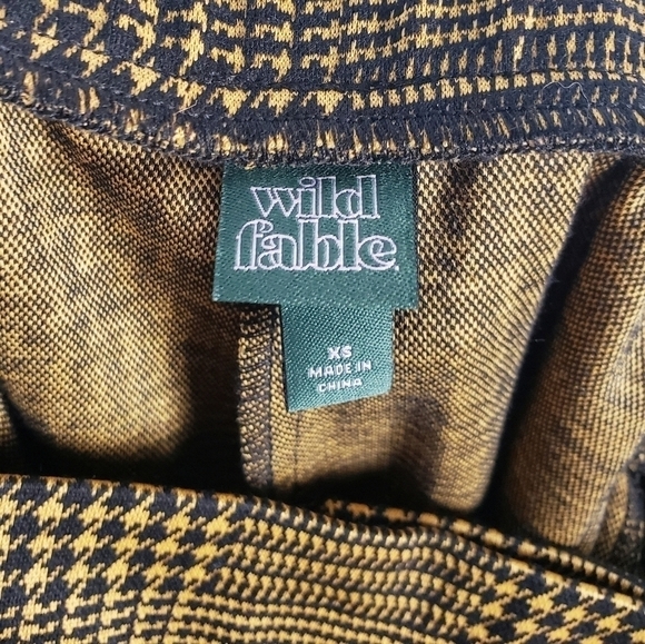 WILD FABLE checkered houndstooth pants NWT holiday fall - Picture 5 of 6